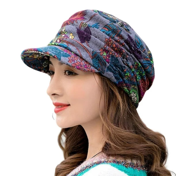 Honey Winter Cap | Stylish & Casual-Grey-State of Style