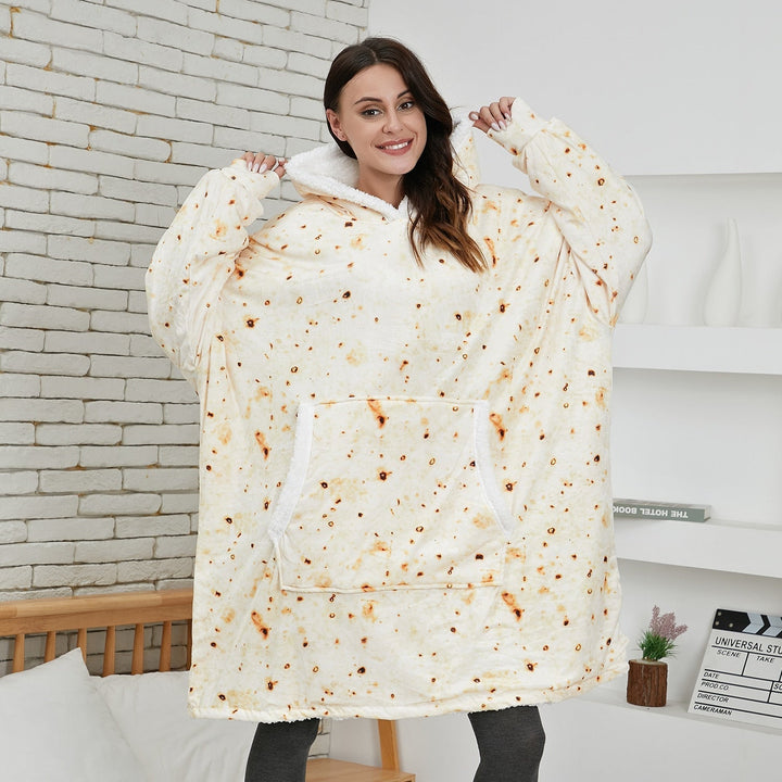 Hoodie & Blanket | Wonderful combination of a soft hoodie and a comfortable blanket in one!-Pancakes-State of Style