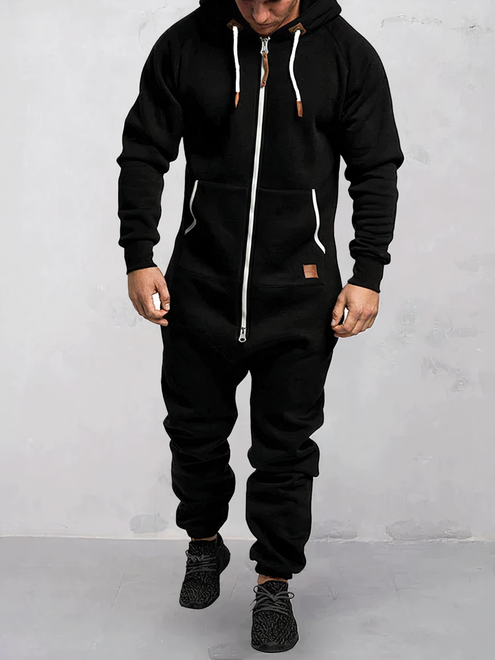 Hoodie Tracksuit for Men - EliteTrack-Black-S-State of Style