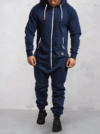 Hoodie Tracksuit for Men - EliteTrack-Blue-S-State of Style