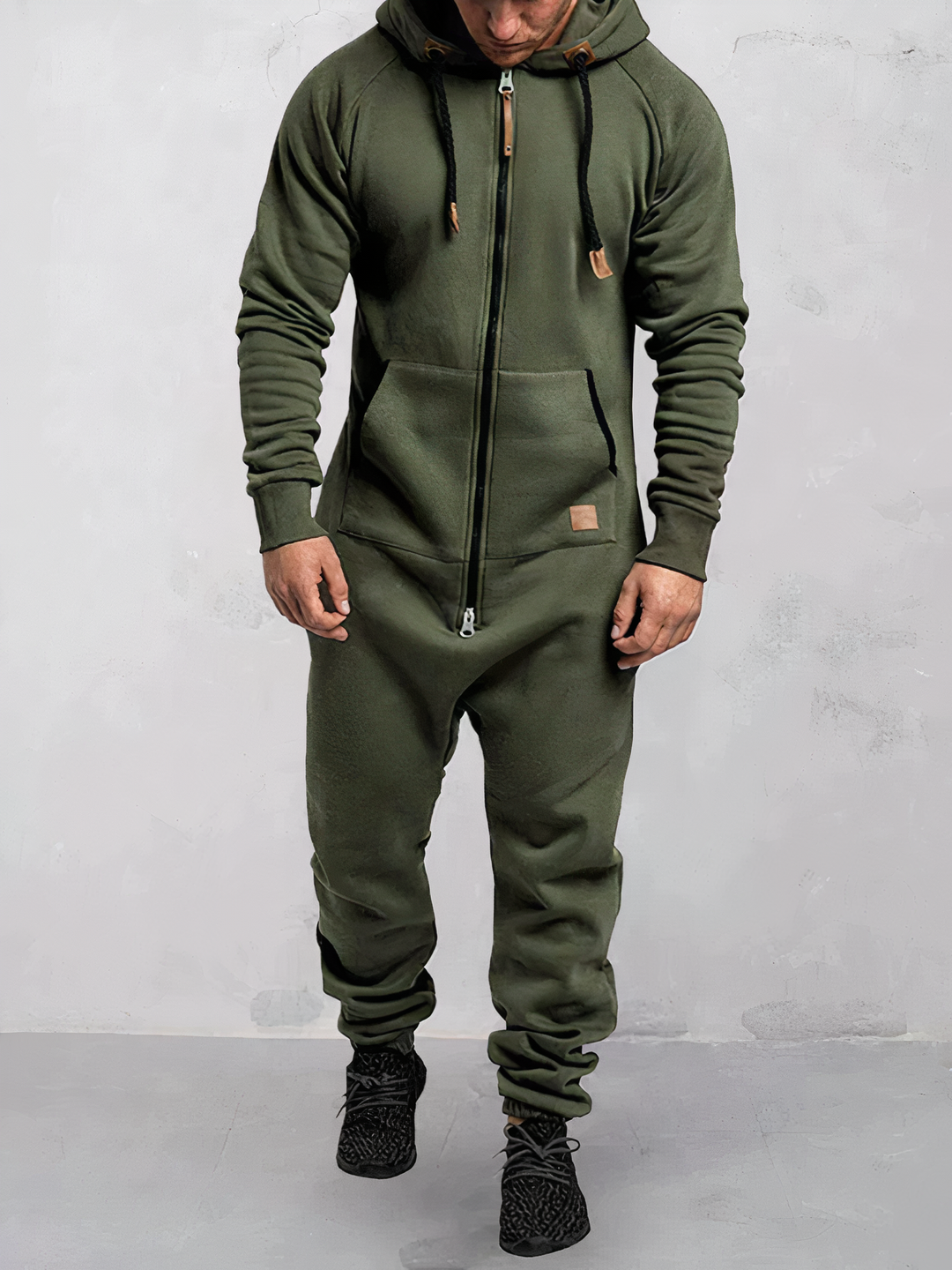 Hoodie Tracksuit for Men - EliteTrack-Green-S-State of Style