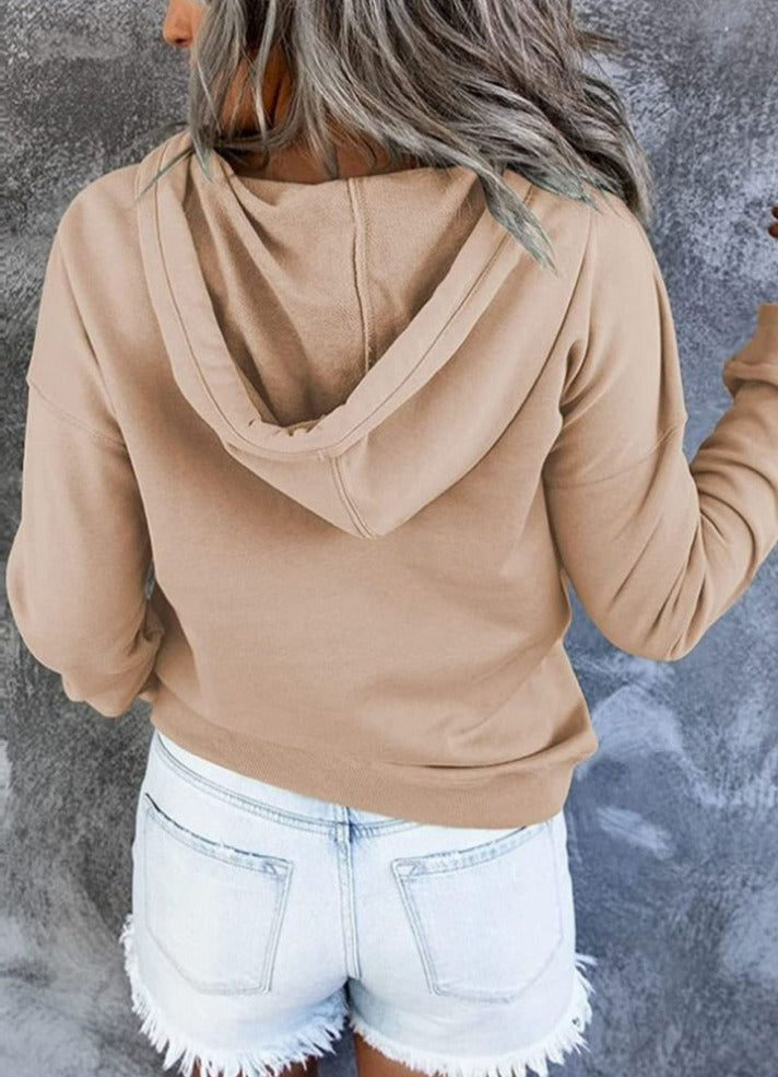 Hoodie with Pockets | Comfortable & Stylish Casual Wear-Apricot-S-State of Style