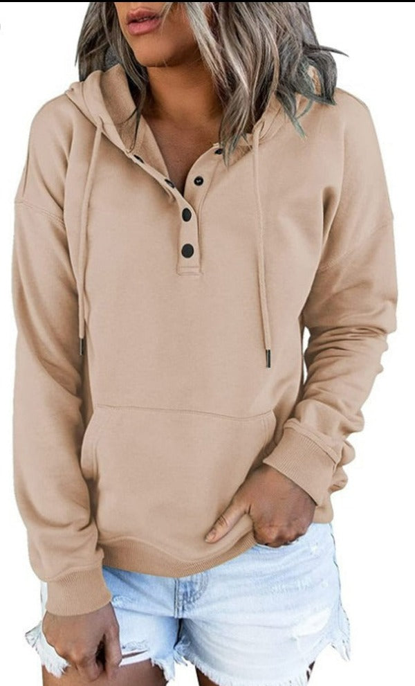 Hoodie with Pockets | Comfortable & Stylish Casual Wear-Apricot-S-State of Style