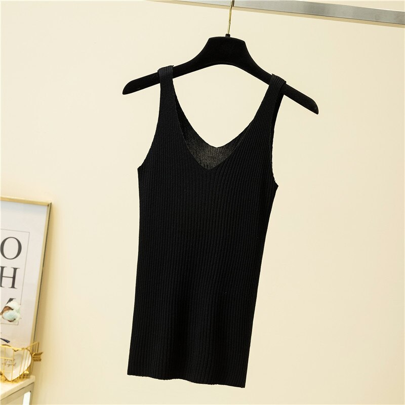 HotTop | Women's Lightweight Sleeveless Tank-Black-One size fits all-State of Style