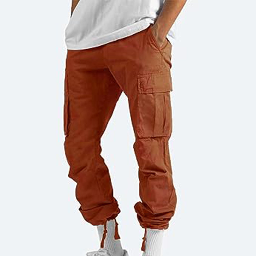 Howard - Casual Cargo Trousers for Men-Grey-S-State of Style
