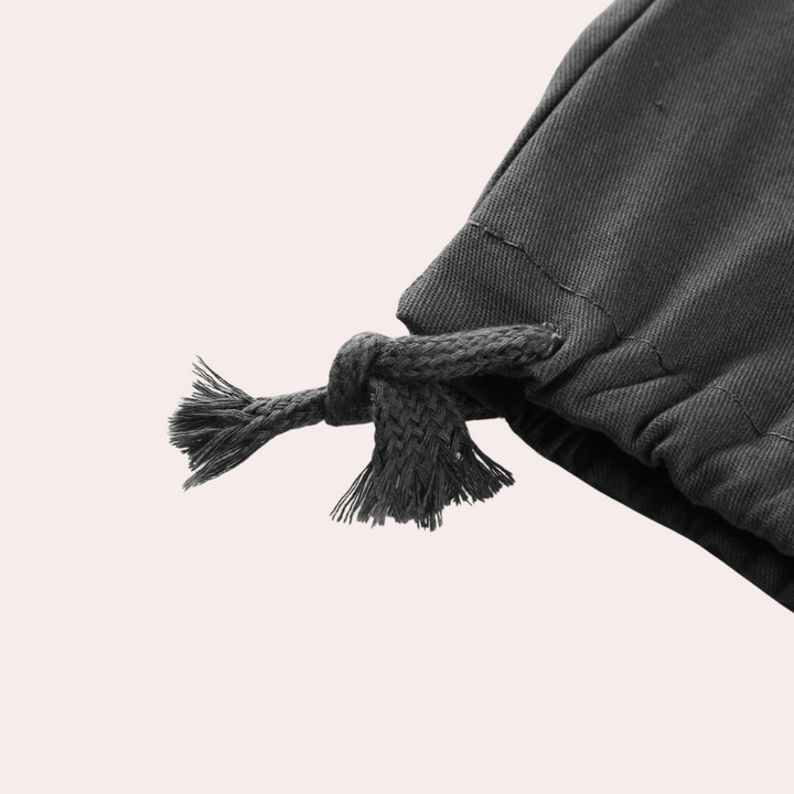 Howard - Casual Cargo Trousers for Men-Grey-S-State of Style