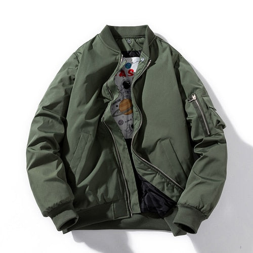 HubertsJacket | Men's Stylish & Functional Jacket-Thick Army Green-M-State of Style
