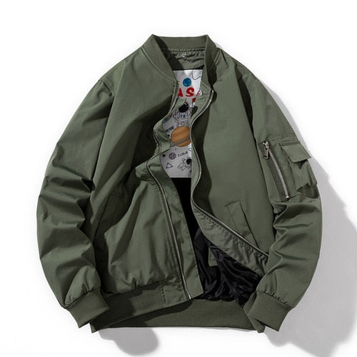 HubertsJacket | Men's Stylish & Functional Jacket-Thin Army Green-M-State of Style