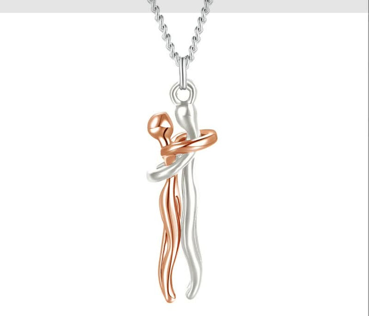 HugNecklace | Elegant Women's Necklace-Rose Gold-State of Style