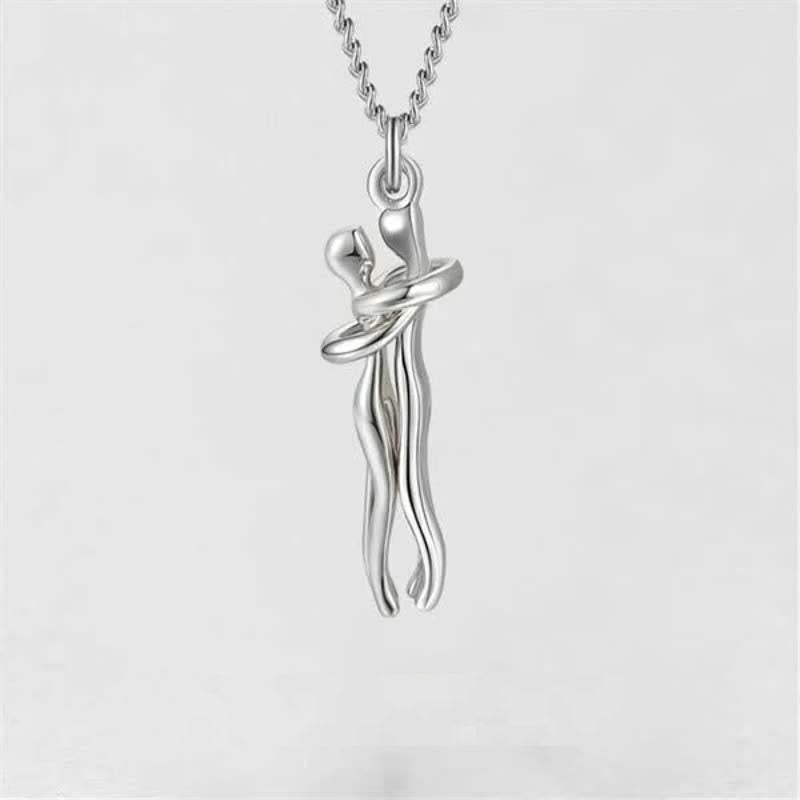 HugNecklace | Elegant Women's Necklace-Silver-State of Style
