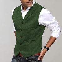 Hugo - Casual Chic Gilet for Men-Green-XS-State of Style