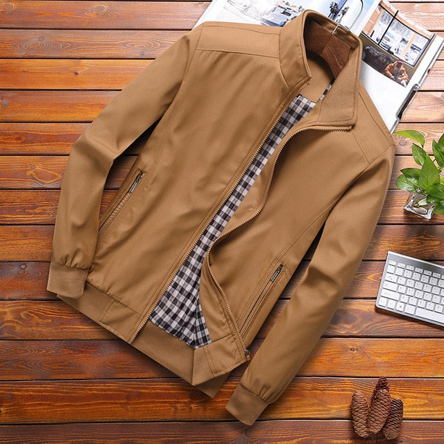 Hugo Waterproof Jacket | Button-Up Summer Jacket-Brown-M-State of Style