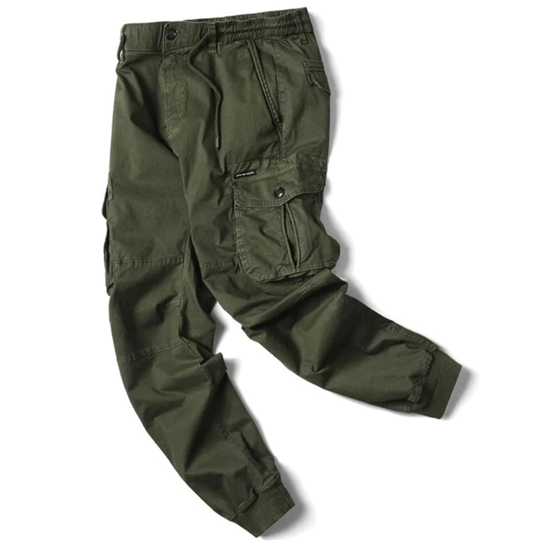 Hunter Men’s Comfortable Cargo Pants-Beige-29-State of Style