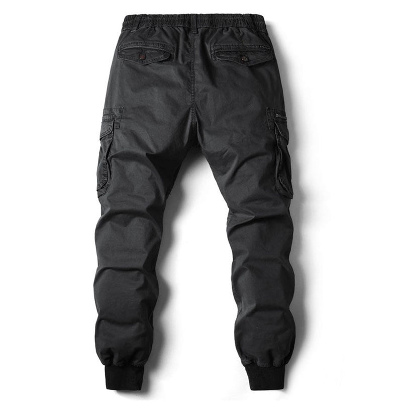 Hunter Men’s Comfortable Cargo Pants-Beige-29-State of Style