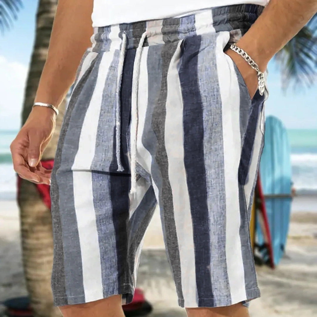 Hyden - Men's Linen Shorts | Stylish Summer Shorts-Black-M-State of Style