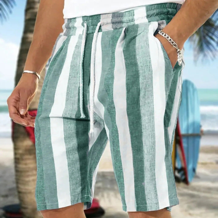 Hyden - Men's Linen Shorts | Stylish Summer Shorts-Green-M-State of Style
