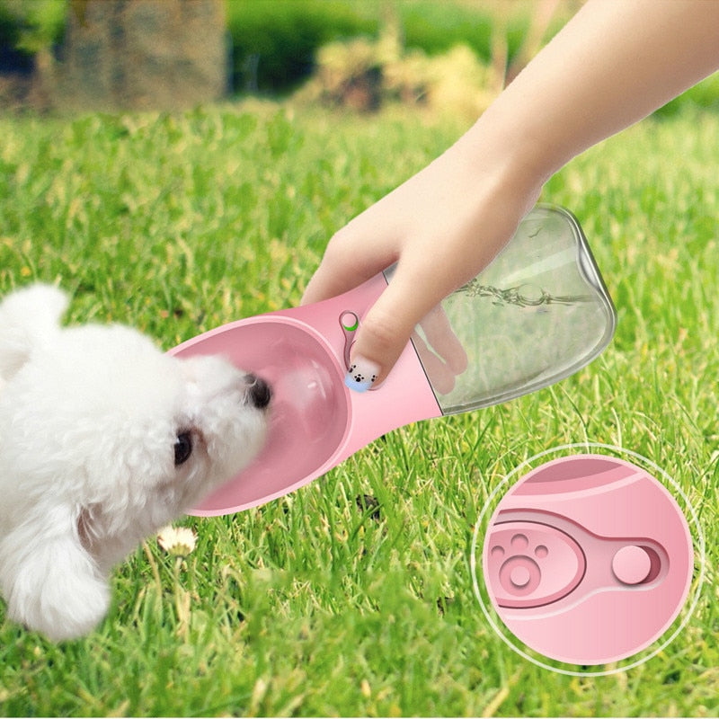 HydroDog Portable Dog Water Bottle-Pink-350 ml-State of Style