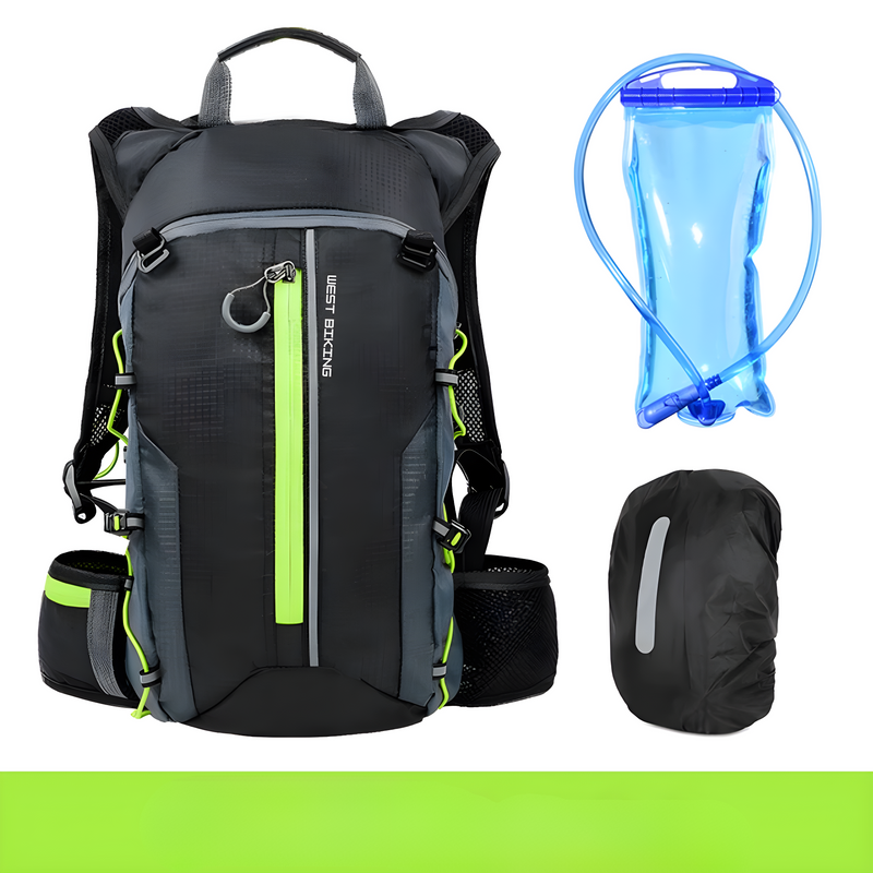 HydroRide Multifunctional Hydration Backpack-Green-State of Style