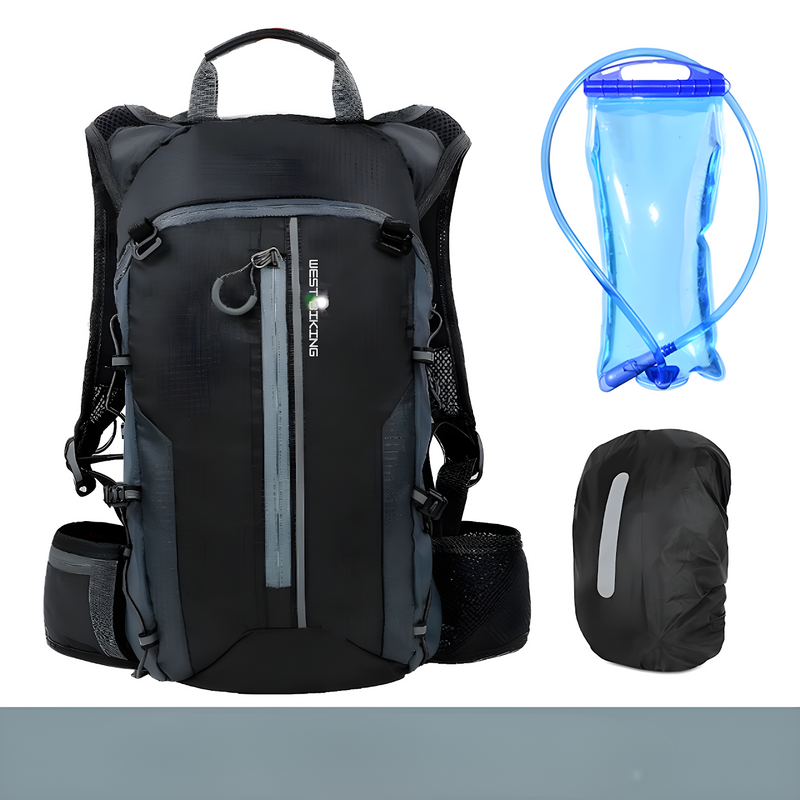 HydroRide Multifunctional Hydration Backpack-Grey-State of Style