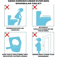 Hygienic Disposable Toilet Seat Covers - SafeSit-100 Pieces (50 + 50 FREE)-State of Style