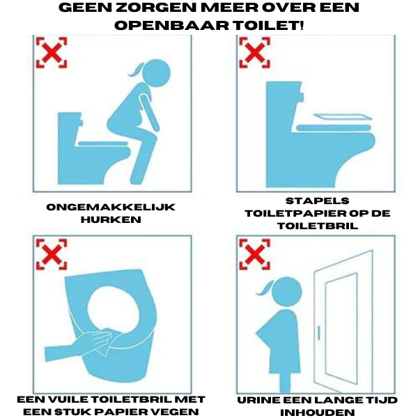 Hygienic Disposable Toilet Seat Covers - SafeSit-100 Pieces (50 + 50 FREE)-State of Style