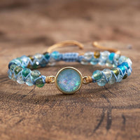 Hypnotic Blue Opal Bracelet - Liora-State of Style