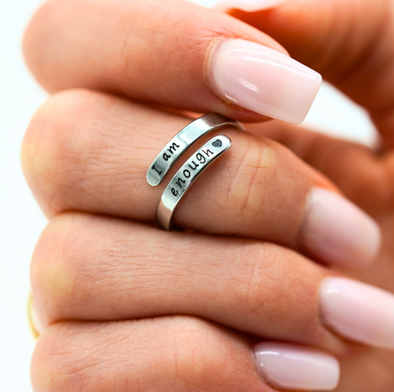 I Am Enough Ring - Sera-State of Style