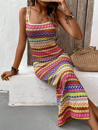 Ibiza-style Beach Dress with Bohemian Flair – Solea-Fuchsia-XS-State of Style