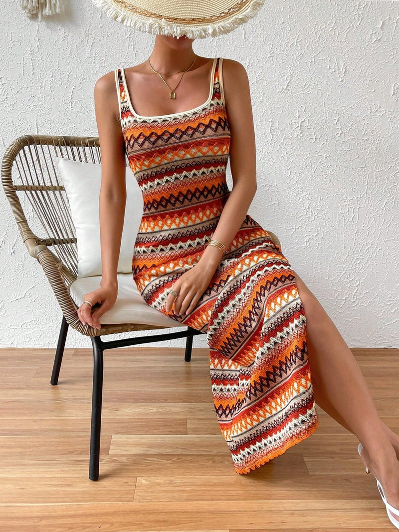 Ibiza-style Beach Dress with Bohemian Flair – Solea-Multicoloured-XS-State of Style