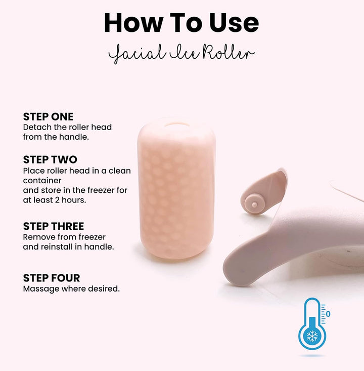 Ice Roller for the Face – Softens Wrinkles & Swellings!-Beige-State of Style