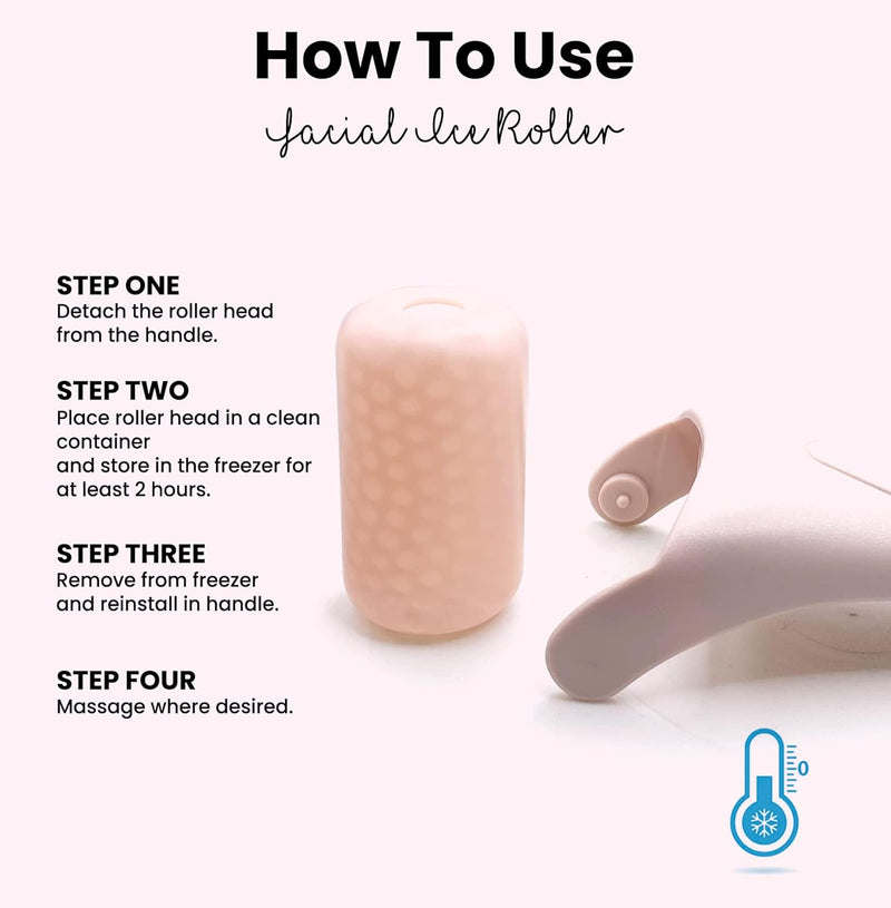 Ice Roller for the Face – Softens Wrinkles & Swellings!-Beige-State of Style