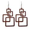 Handcrafted Wooden Drop Earrings | Eco-Friendly Fashion