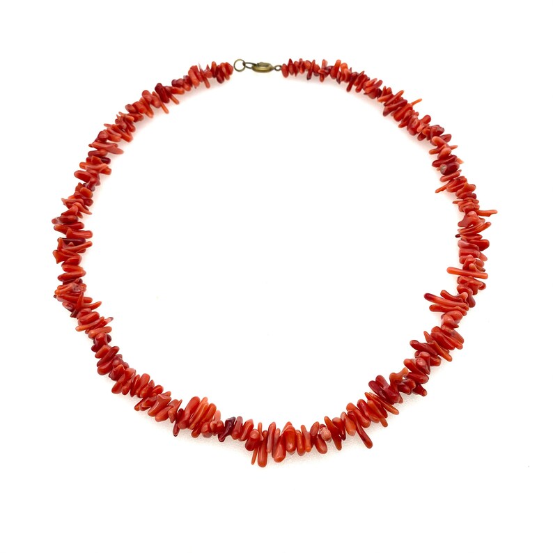 Stunning Red Coral Bead Necklace