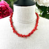 Stunning Red Coral Bead Necklace