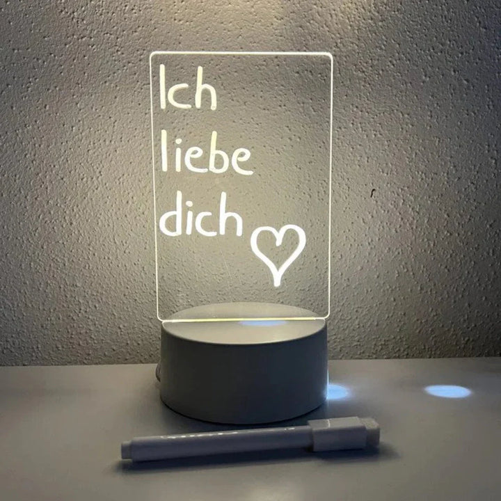 Illuminate Magic Notepad - GlowPad-Warm Light (light without switch) + wipe + open-State of Style