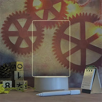 Illuminate Magic Notepad - GlowPad-Warm Light (light without switch) + wipe + open-State of Style