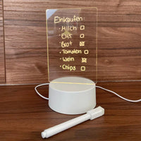 Illuminated Magic Notepad - GlowPad-Warm Light (Light Without a Switch) +Wipe+Open-State of Style