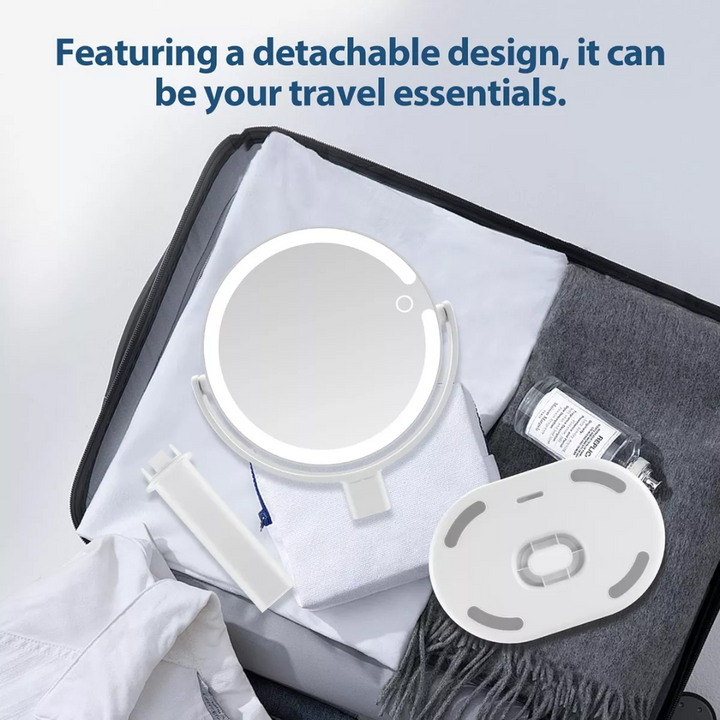 Illuminated Makeup Mirror - 20X Zoom & Adjustable Brightness-State of Style