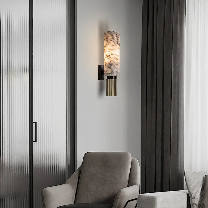 Illuminated Marble Wall Decoration - LustraMar-State of Style