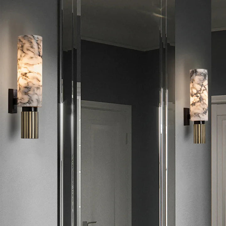 Illuminated Marble Wall Decoration - LustraMar-State of Style