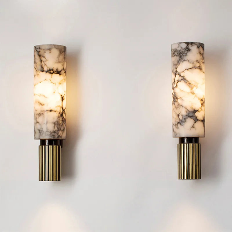Illuminated Marble Wall Decoration - LustraMar-State of Style
