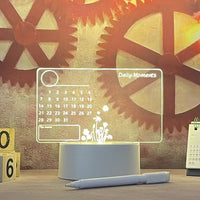 Illuminated Notice Board - LumoNote-Calendar-State of Style
