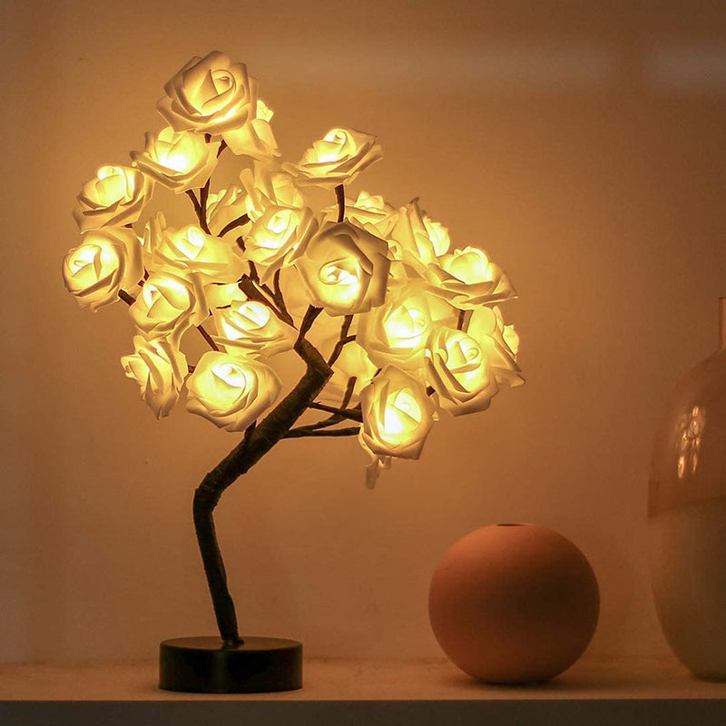 Illuminated Rose Tree - LumiRose-Yellow-State of Style