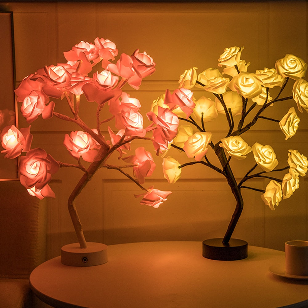 Illuminated Rose Tree - LumiRose-Yellow-State of Style