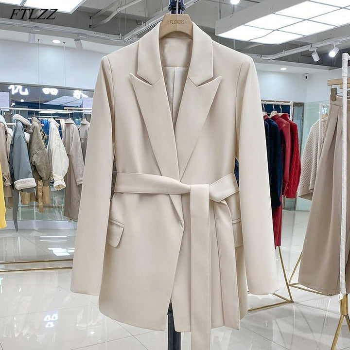 Ilsa Blazer | Stylish & Unique Blazer-Beige-S-State of Style