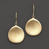 Vintage Gold Disc Earrings – Sienna