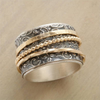 Gold and Silver Antique Ring - Elvira