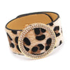 Leather Leopard Wrap Bracelet | Exquisite Handcrafted Accessory