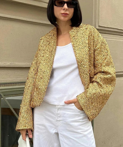Imani Stylish Women's Jacket | Versatile & Comfortable-Gold-XS-State of Style