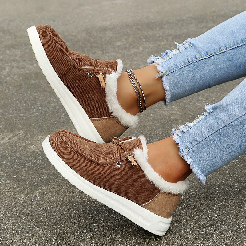 Ladies' Slip-On Winter Shoes with Plush Lining – Maren